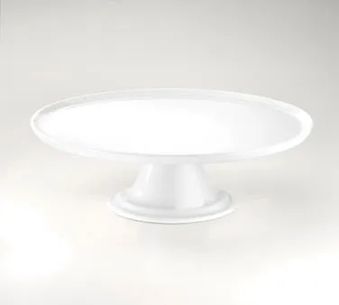 Steelite 6634V849 Cake Display Stand, 11.75" Diameter, Porcelain, Oven Safe to 660°F/347°C - 1/Case