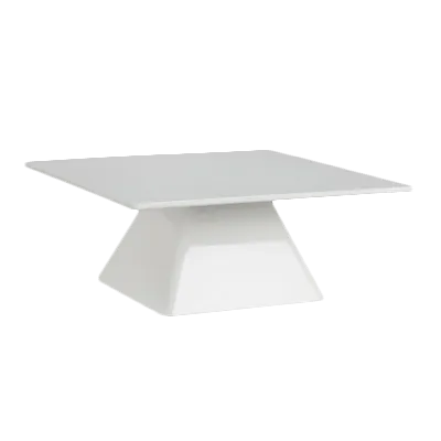 Steelite 68A340EL427 - 5" White Plastic Display Riser Pedestal, Melamine Finish, Height 5"