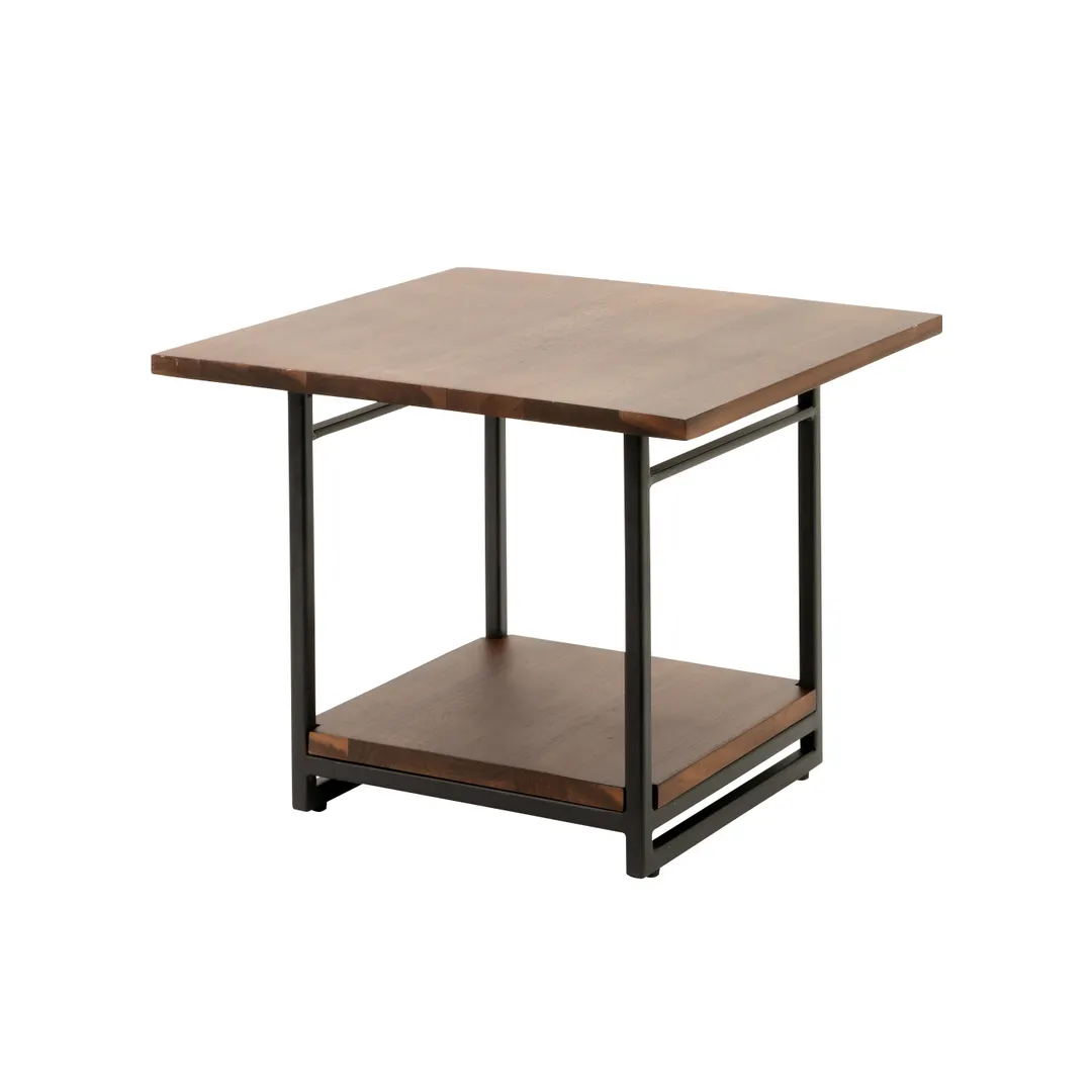 Steelite 7363MW343 Tiered Display Riser, 9.5" x 9.5" x 10.5" Black Metal Spire, W10-19" H9-11" D9"