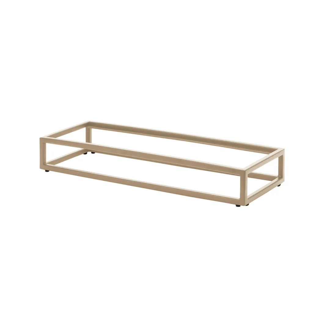 Steelite 7364MW333 Display Riser, 21.9" L x 7.4" W x 3" H, Beige Metal, 20"-29" Width, 4" Height