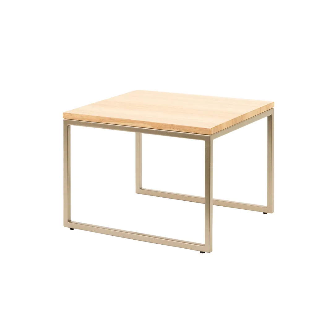 Steelite 7364MW338 Rectangle Pivot Riser, Champagne Metal, 11.5" x 13.875" x 9" (10"-19" W/D)