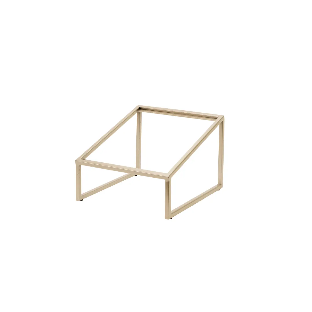Steelite 7364MW341 Angled Riser 13.875"x11.5"x8.5", Metal, Beige Champagne, 10-19"W 5-8"H 10-19"D