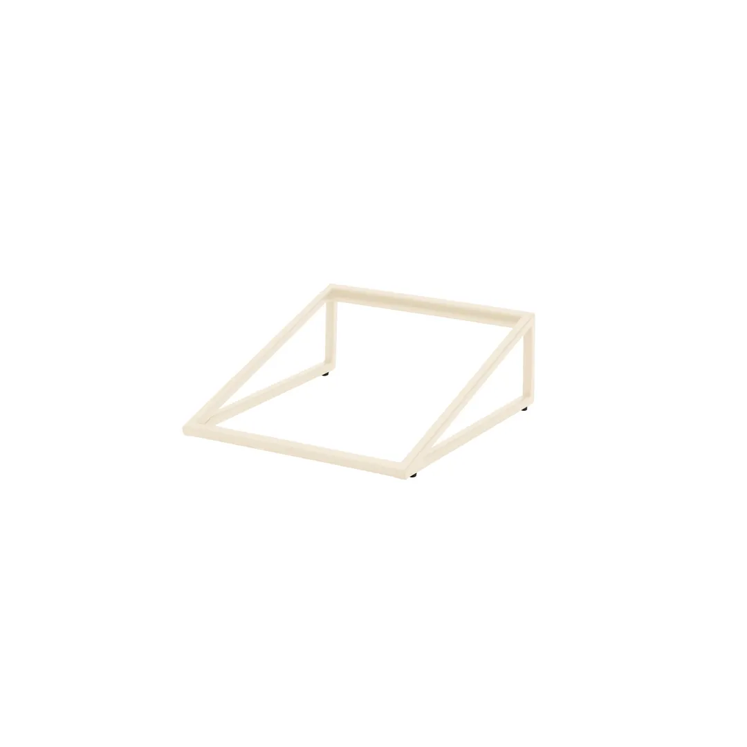 Steelite 7365MW342 Rectangle Riser, Ivory, 13.875" x 11.5" x 4.5", Pivot, 10"-19" Width, 4" Height