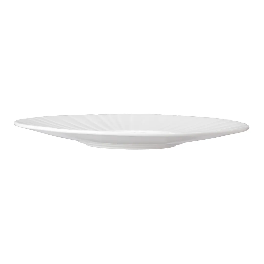 Steelite 9119C1222 Alina Round China Plate, 11.25" Diameter, Alumina Vitrified Finish - 6/Case
