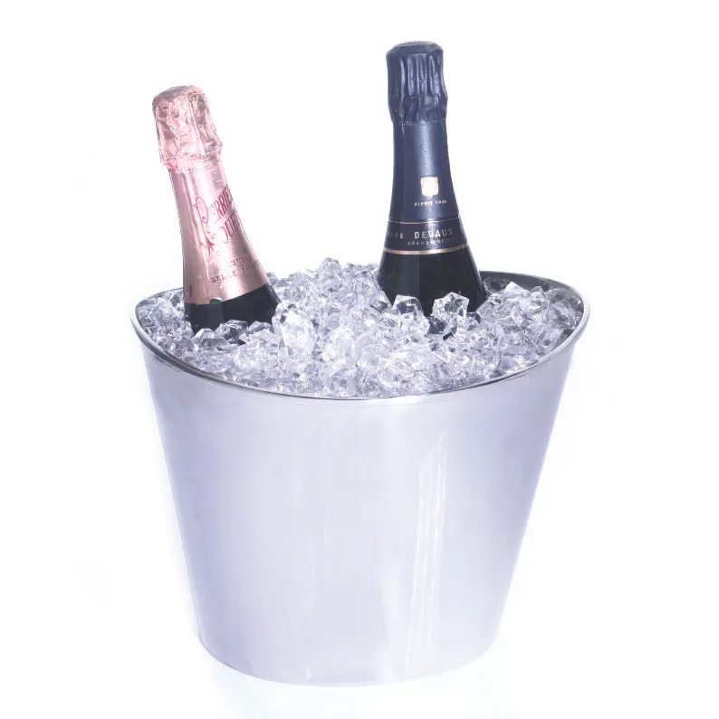 Steelite DW040162VSS Wine Cooler, 2‑Bottle Capacity, 10.5"W x 8.0"D x 8.5"H, 18/10 Stainless Steel