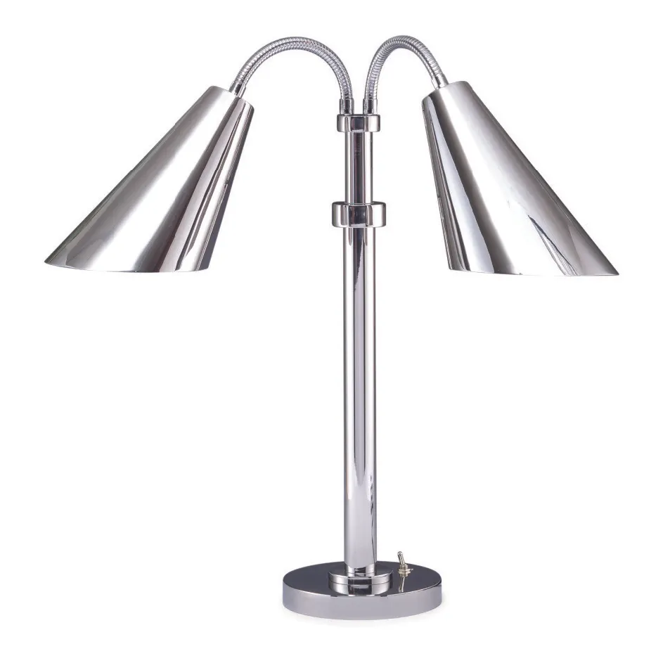 Steelite DW0499MFT2SS Heat Lamp, 22.0"W x 16.0"D x 23.0"H, 18/10 Stainless Silver, 2 x 250W Bulbs