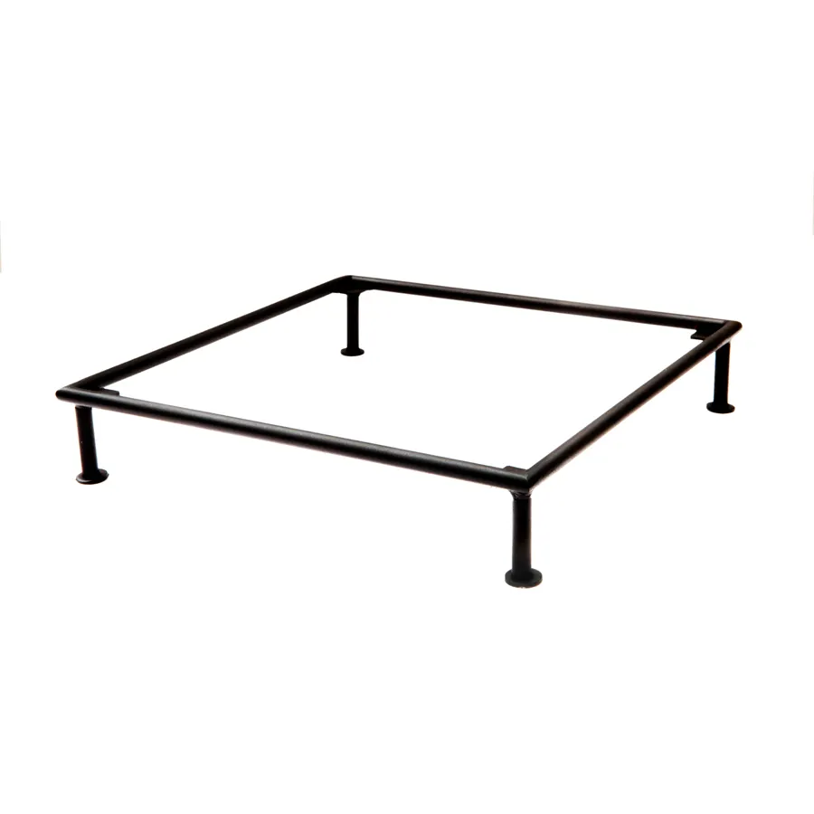 Steelite DW073114143BK Square Riser, 14" W x 14" D x 3" H, 18/10 Stainless Steel, Black Finish