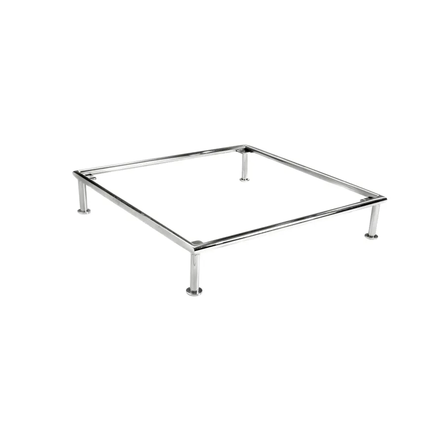 Steelite DW073114143SS Square Display Riser, 14"W x 14"D x 3"H, 18/10 Stainless Steel