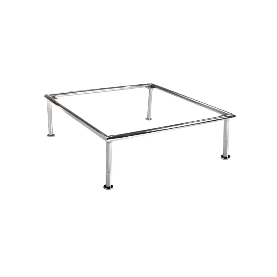 Steelite DW073114145SS Square Riser 14" W x 14" D x 5" H 18/10 Stainless Steel Haber Tile Finish