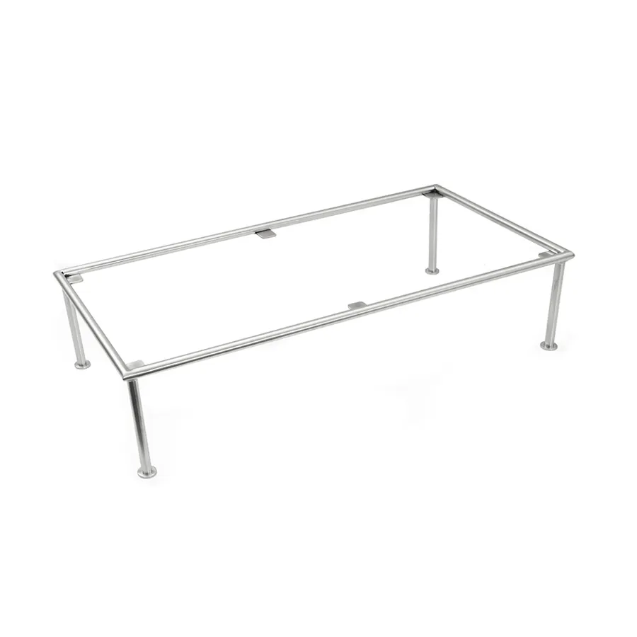 Steelite DW073124116SS Display Riser – 24" W x 11" D x 6" H, 18/10 Steel,20"-29" W,5"-8" H,10"-19" D