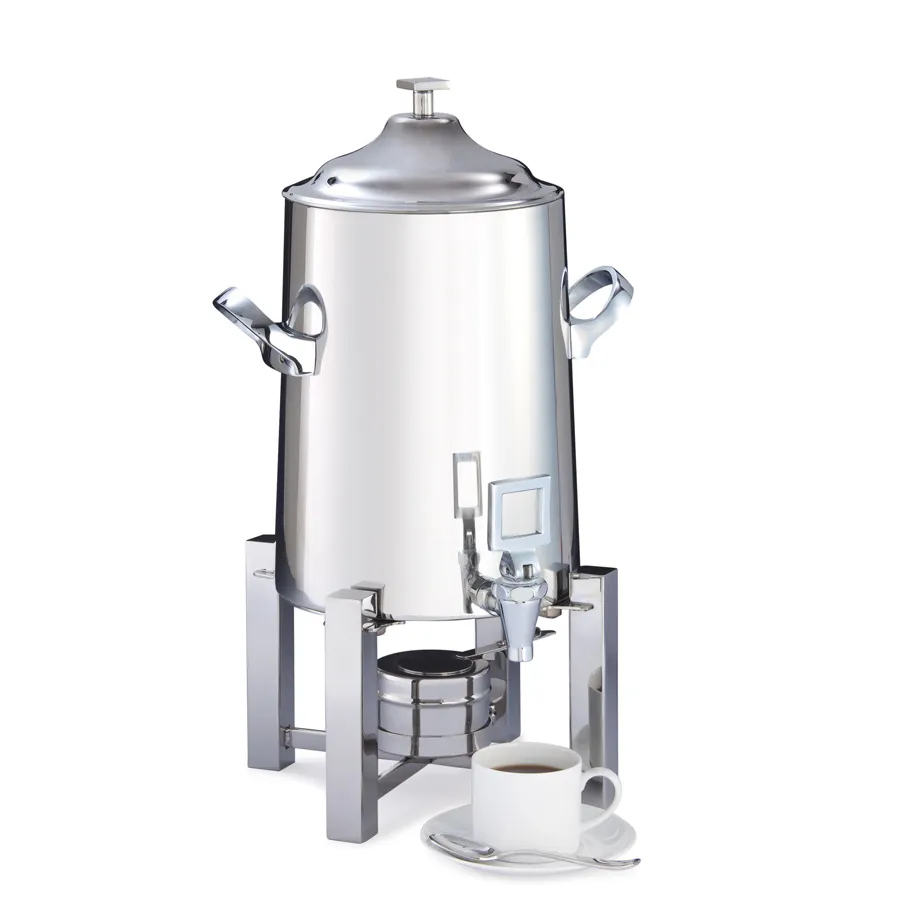 Steelite DW31KSS Coffee Chafer Urn – 1.5‑Gal 5‑6 qt 18/10 Stainless, 13"W×12"D×18.75"H, Canned Heat