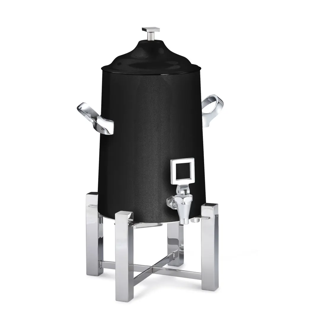 Steelite DW41KBKSS Tower Coffee Chafer Urn, 5-6 Quart 18/10 Stainless Steel, Unique DW Haber Design