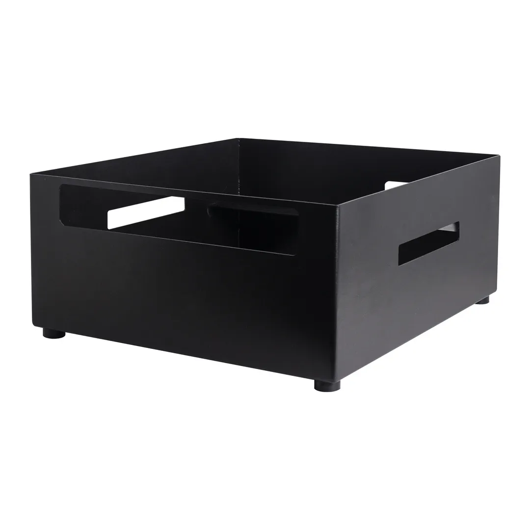Steelite DWFB15136BK Fusion Buffet Riser, 15" W x 13" D x 6" H, 18/10 Stainless Steel, Black