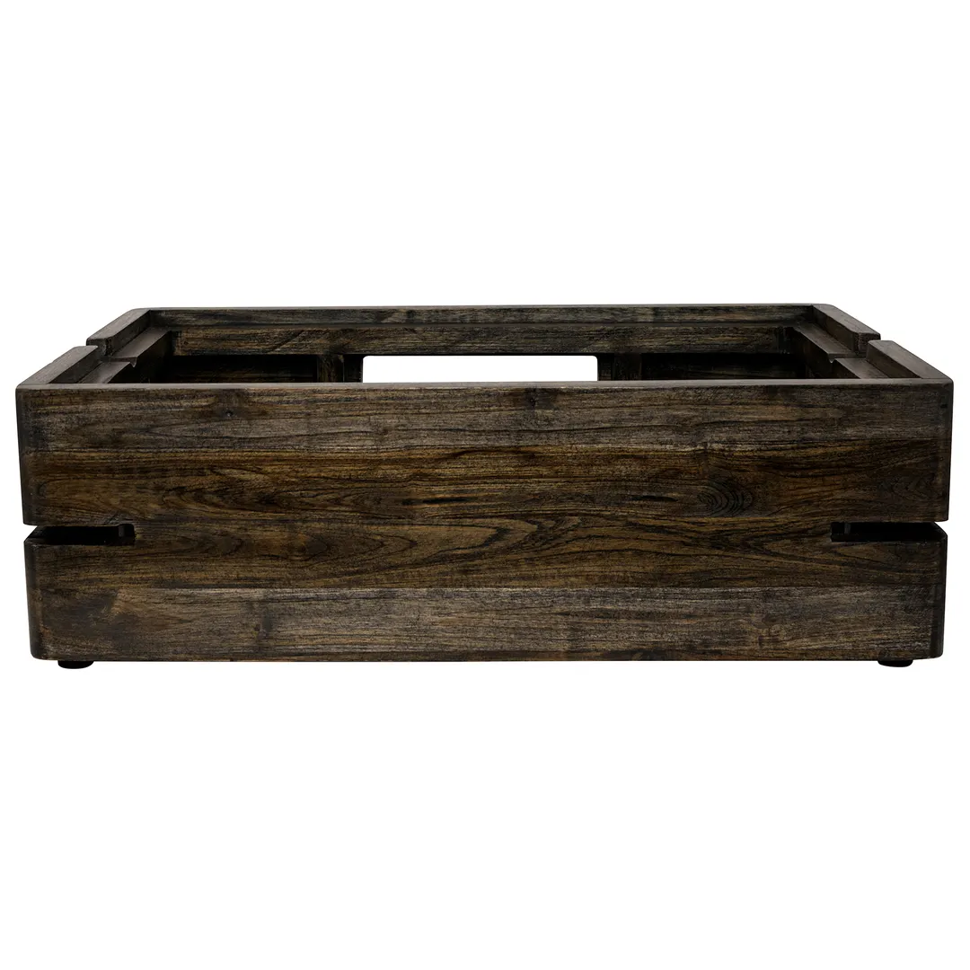 Steelite DWFB20127WDAG Display Riser, 23"W×15"D×7.25"H, Gray Wood, 20"-29"W, 5"-8"H, 10"-19"D