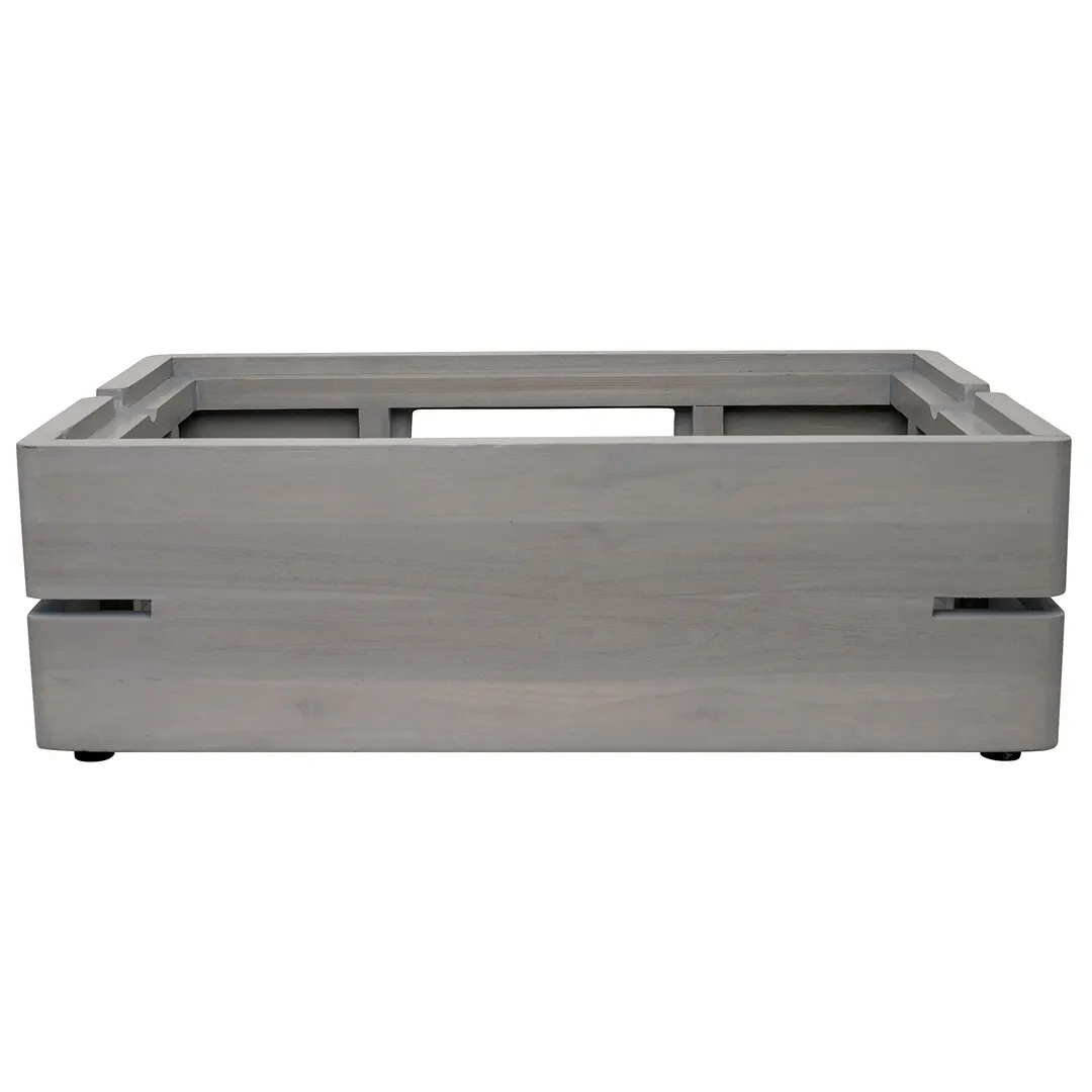 Steelite DWFB20127WDGW Buffet Riser, 23"W x 15"D x 7.25"H, Wood, Grey, 20"-29" W, 5"-8" H, 10"-19" D