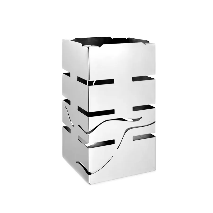 Steelite DWFB612 Display Riser, 6"W x 6"D x 12"H, 18/10 Stainless Steel, 12"-16" H, 9" W/D