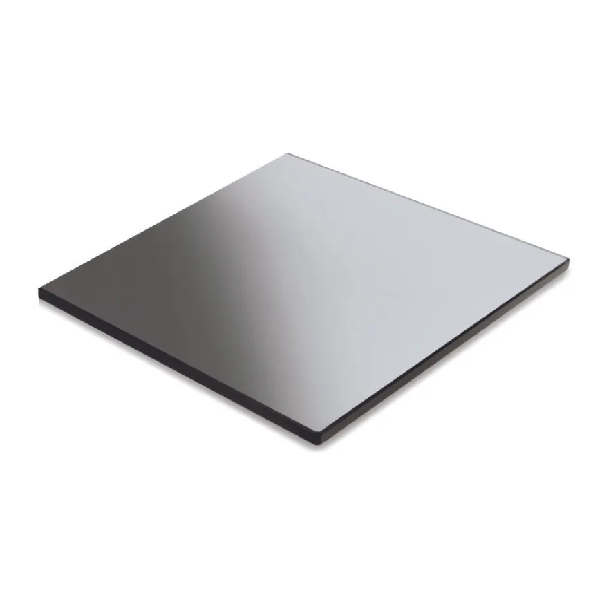 Steelite DWFBGL14BK Shelf Tile, 14.0"W x 14.0"D x 0.38"H, Black Glass, Fusion Buffet System