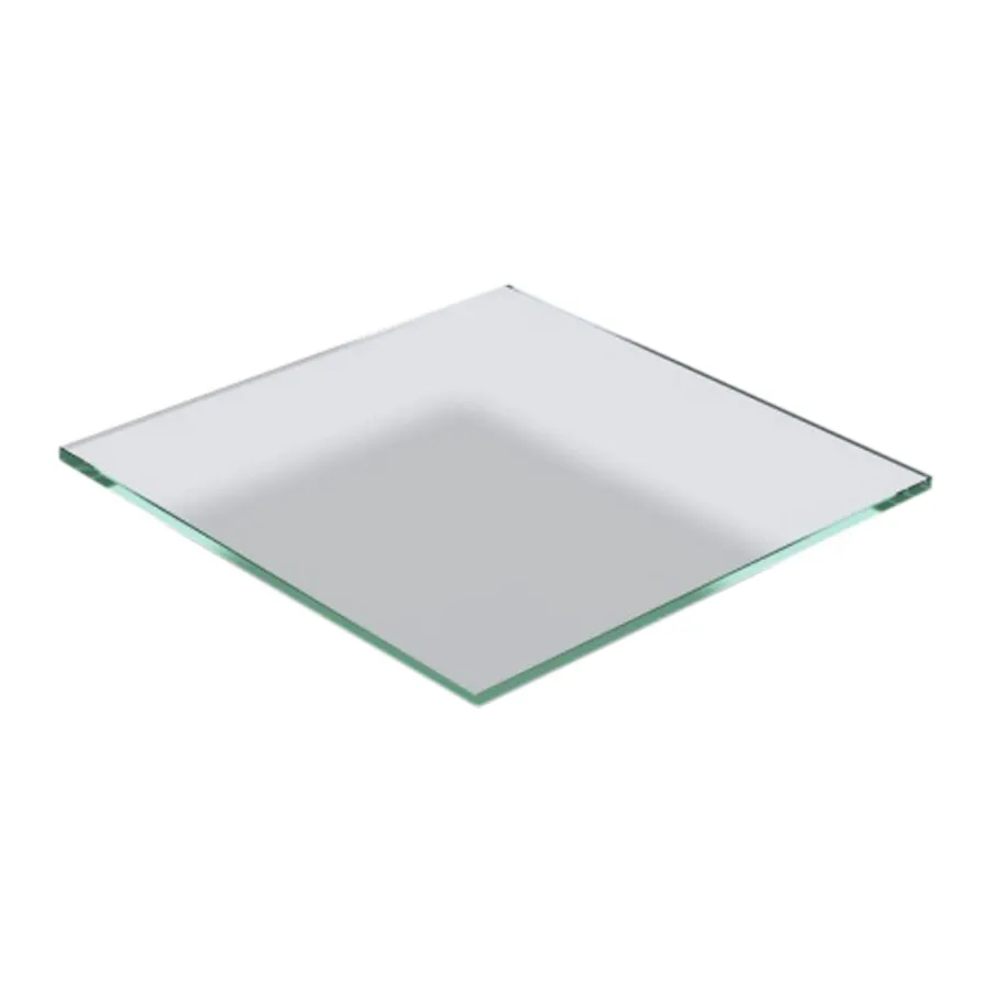 Steelite DWFBGL14F Square Shelf Tile, 14.0"W x 14.0"D x 0.38"H, Glass, DW Haber Fusion Buffet System