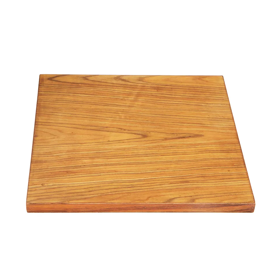 Steelite DWFBWD1111ST Fusion Slatted Shelf, 11" X 11" Square Teak Wood Stand, Fusion Buffet System