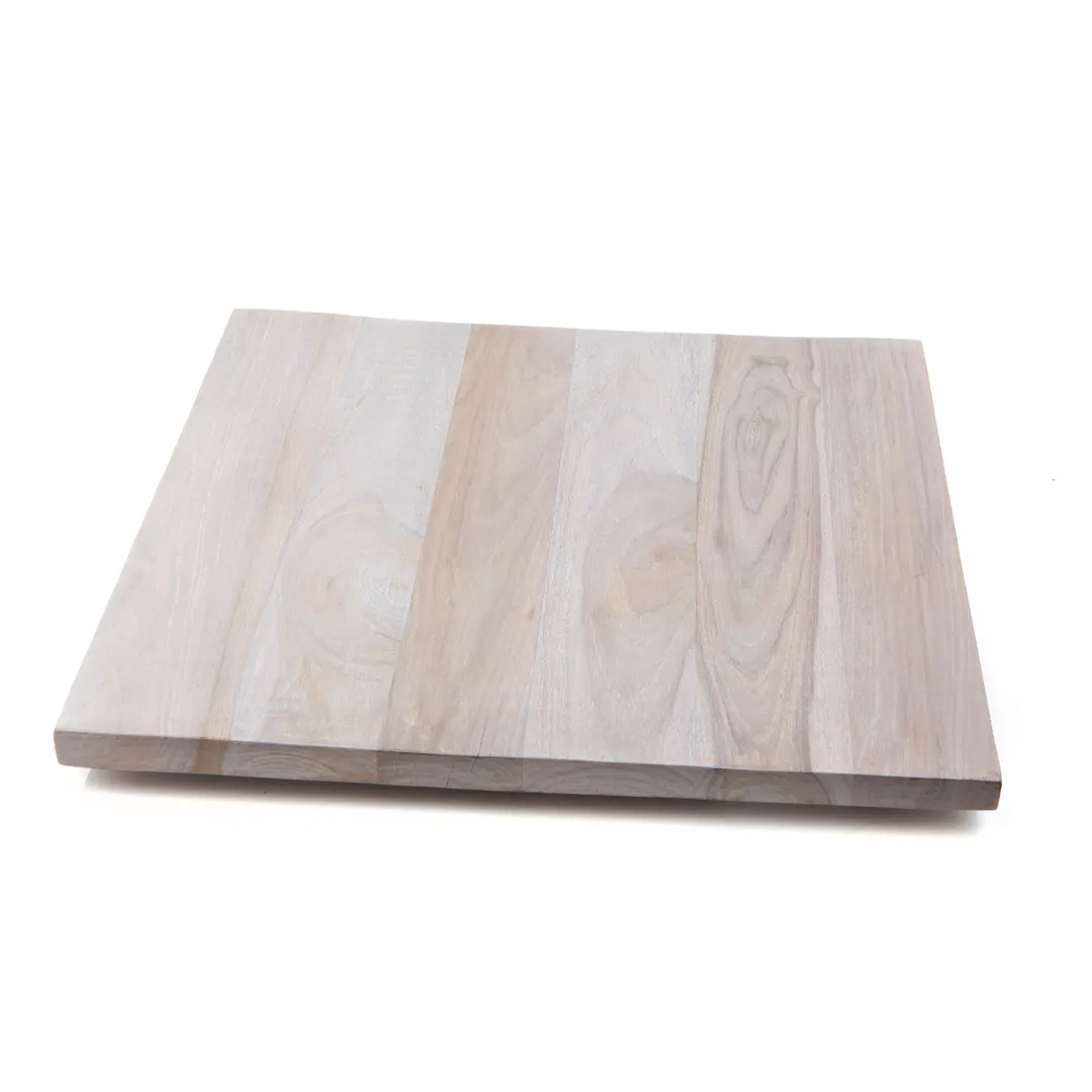 Steelite DWFBWD66SGW Fusion Slatted Shelf, 6" X 6" Square Wood, Grey Wash, DW Haber, Buffet System