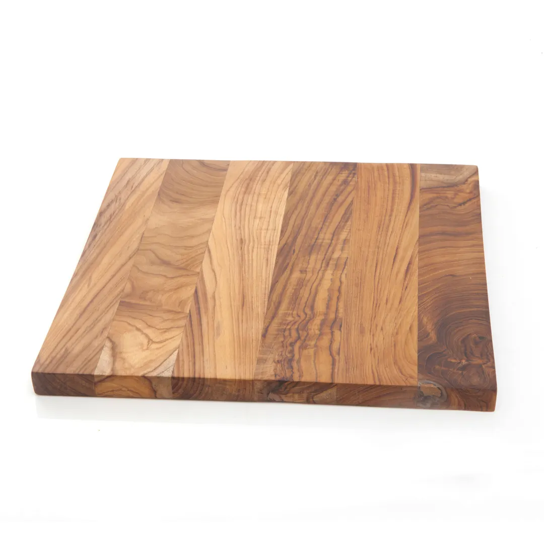 Steelite DWFBWD66ST Fusion Slatted Shelf, 6" X 6" Square Teak Wood, DW Haber Finish, Buffet System