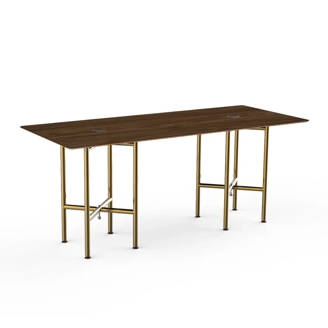 Steelite MGCCVG01WBXX Mogogo Buffet Solutions Clix Table, 72" x 30" x 30"H, Rectangular, Bengali Mango Wood BHP Laminate