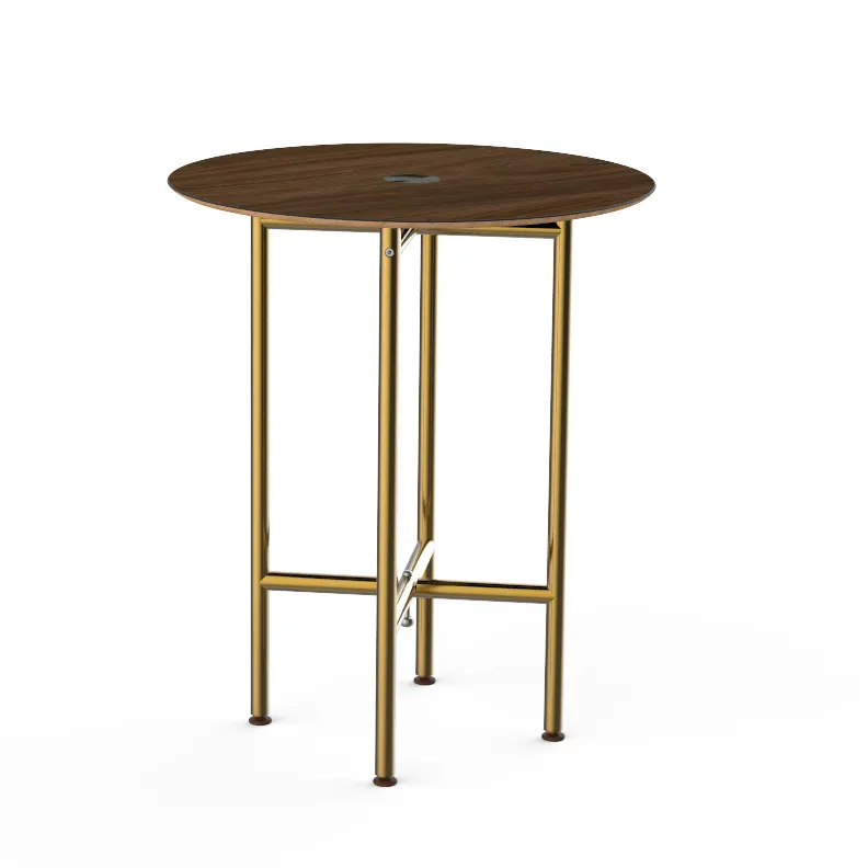 Steelite 30 Inch Round Table with 5-Tier Buffet Server and MGCCYR01