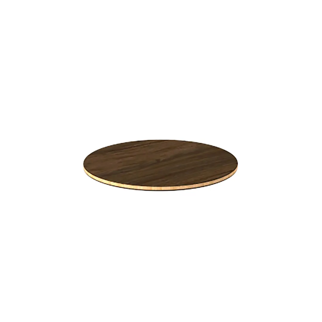 Steelite MGSCRTHW0301 Mogogo Buffet Solutions Polo Round Table Top, 18" dia., Bengali mango wood BHP laminate