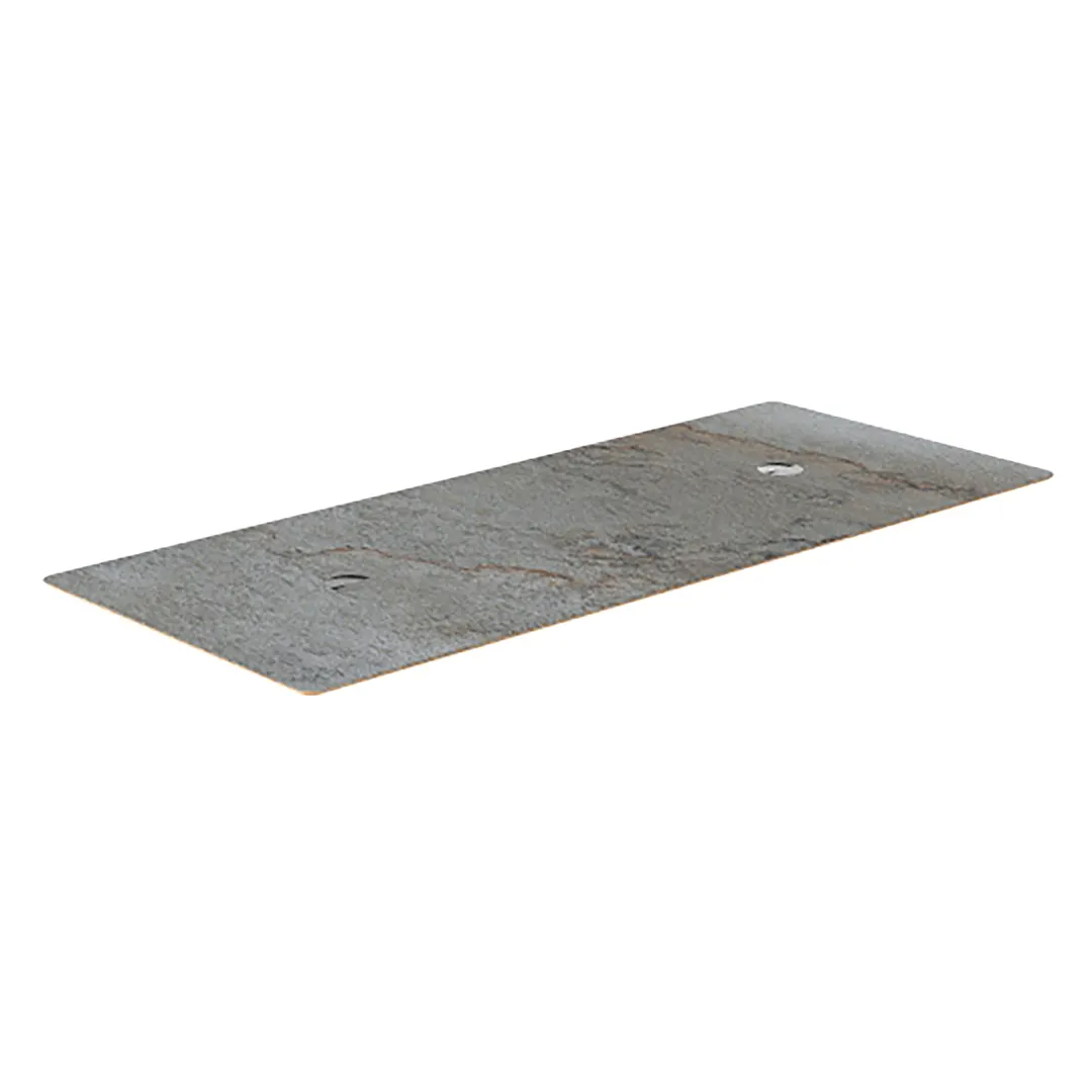Steelite MGSCXTHG0101 Mogogo Buffet Solutions Clix Top, 72" x 30", Rectangular, Grey Slate BHP High Pressure Laminate