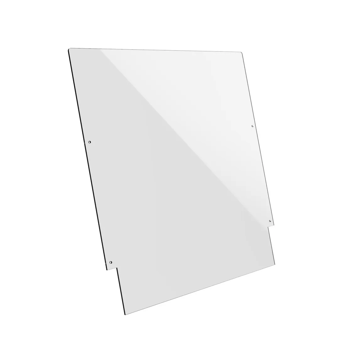 Steelite MGSVSDPG0101 - Mogogo V‑Shield Breath Guard, 35" x 36" Acrylic Panel for Sneeze Guard