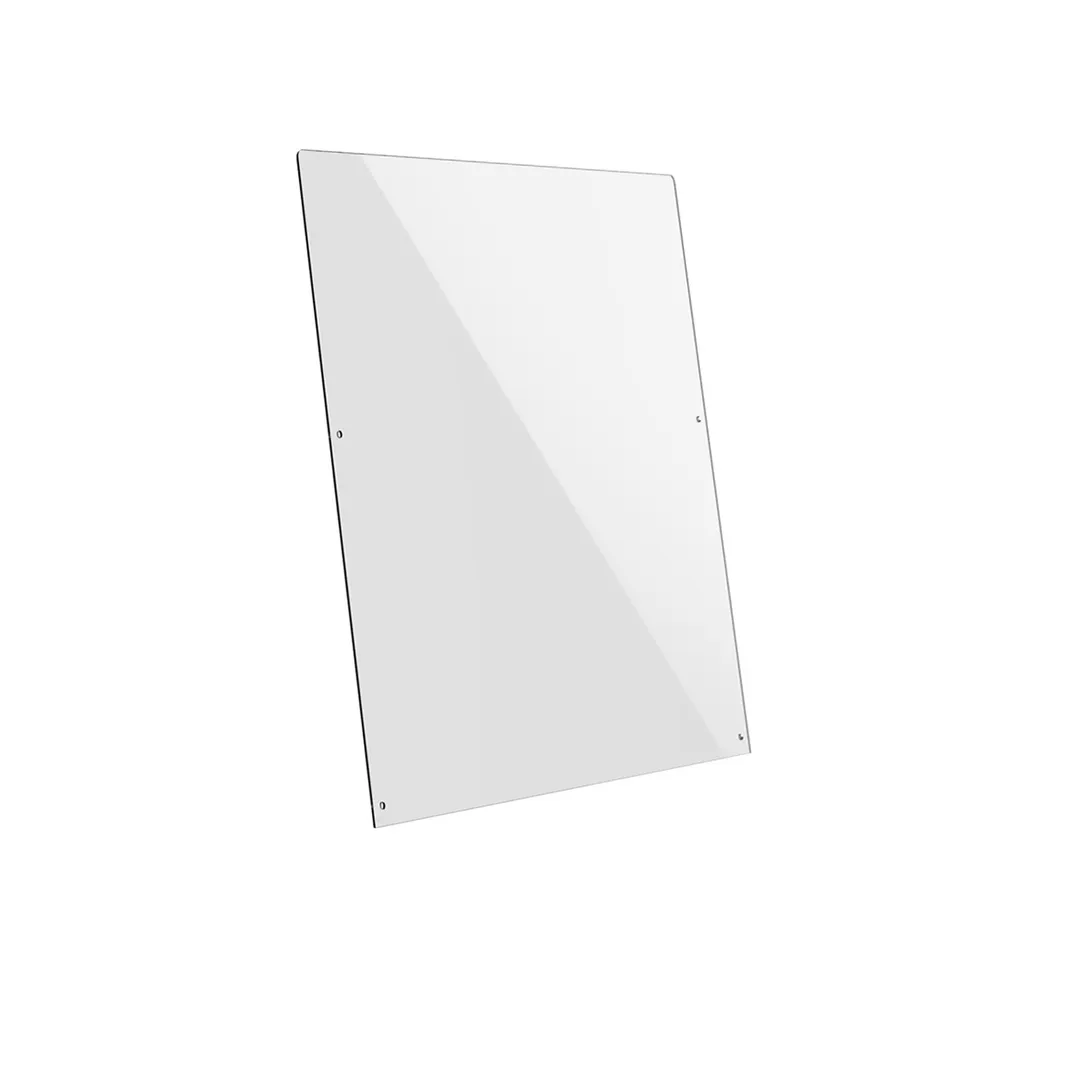 Steelite MGSVSDPG0401 Mogogo V‑Shield Breath Guard Panel, 20" x 29-1/2", Narrow With Opening, Acrylic