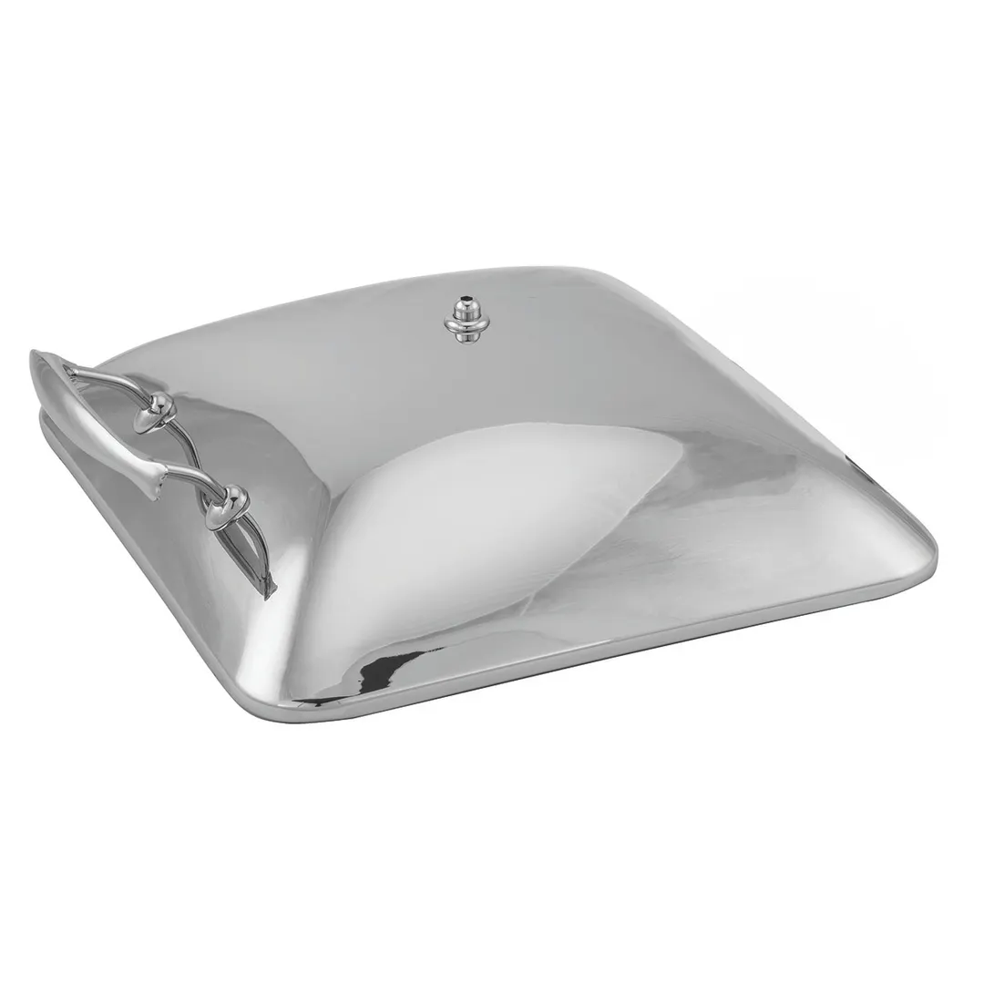 Steelite WLWI35LM Chafing Dish Cover, 4-Quart, 16-1/8" W x 12-1/2" D x 6" H, 18/10 Stainless Steel