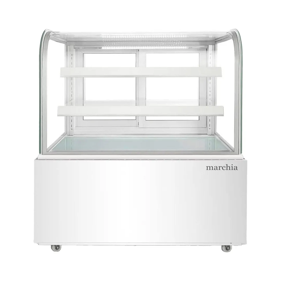 Marchia MB48-W 47" Bakery Display – 14.1 cu ft, Glass, 36.6‑47.4°F, R290, Sliding Doors, Shelves