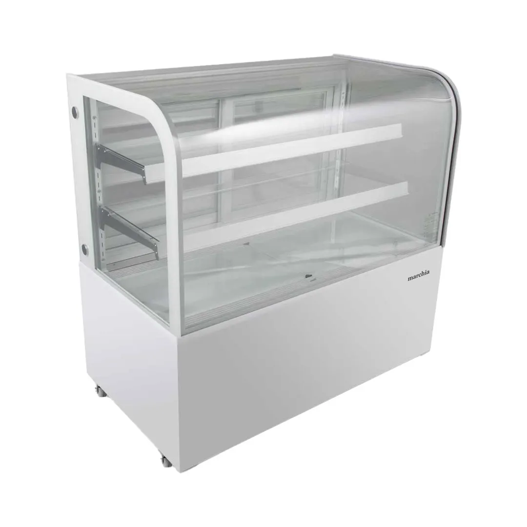 Marchia MB48-W 47" Bakery Display – 14.1 cu ft, Glass, 36.6‑47.4°F, R290, Sliding Doors, Shelves