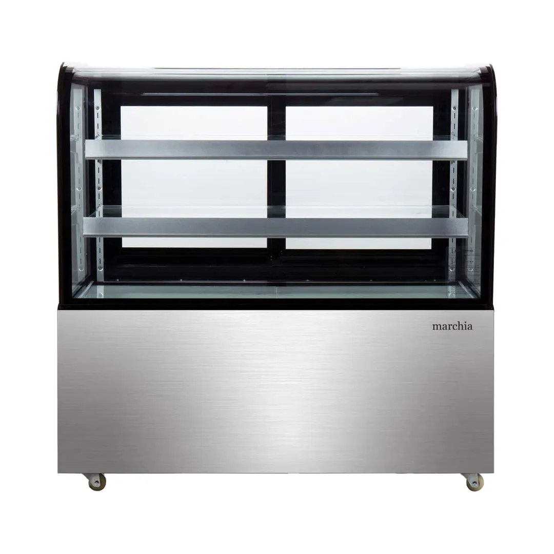 Marchia MB48 48” Curved Glass Refrigerated Bakery Display Case