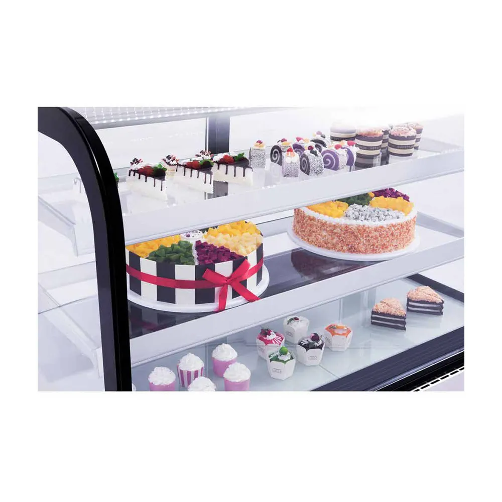 Marchia MB48 48” Curved Glass Refrigerated Bakery Display Case