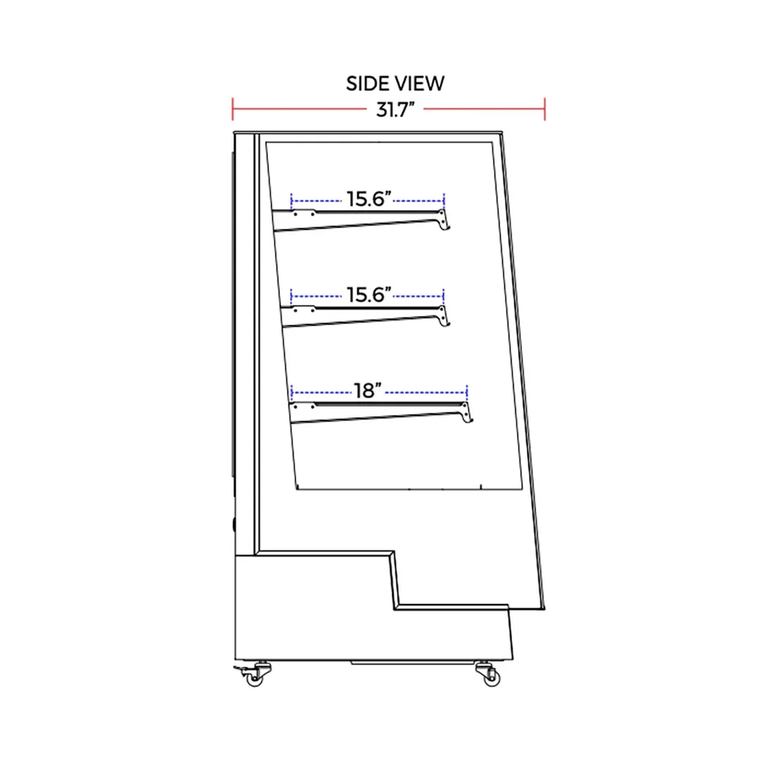 Marchia TMB36 35" Refrigerated Bakery Display Case