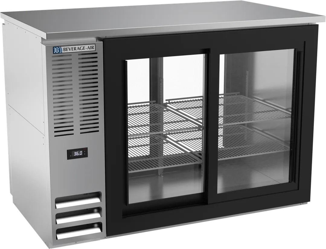 Beverage Air BBN48HC-F-GS-PT-S Back Cooler, 48" W X 34" H, 12.56 Cu Ft, 4 Doors, 2½‑Barrel Keg