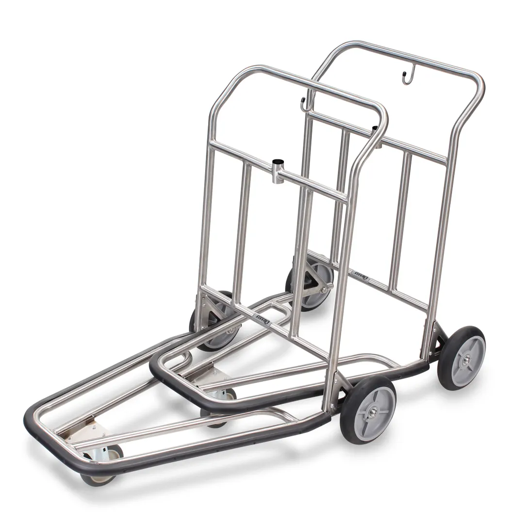 Forbes Industries 5579 Service Cart w/ (3) Shelves, (1) Drop Leaf, (1) Drawer, Avonite Top