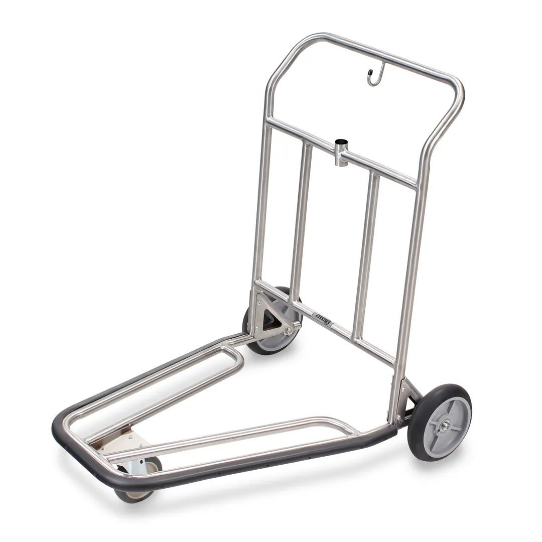 Forbes Industries 5579 Service Cart w/ (3) Shelves, (1) Drop Leaf, (1) Drawer, Avonite Top