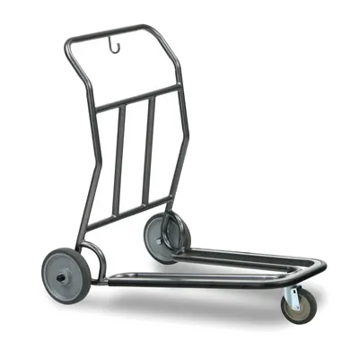 Forbes Industries 1574-SS Nestable Self-Service Luggage Cart - 28"W x 37"D x 37"H