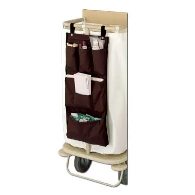 Forbes Industries 2321 Amenity Caddy, Nylon Trash Can Accessory with Six Pouches - Janitorial Supply