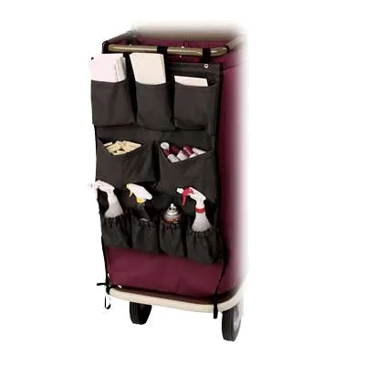 Forbes Industries 2322 Amenity Caddy, Heavy-Duty Nylon with Nine Pouches for Janitorial Use