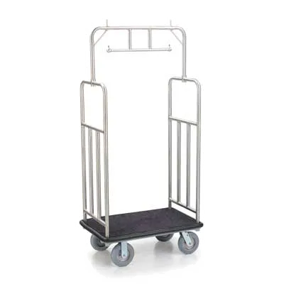 Forbes Industries 2479 Specialty Luggage Cart w/ Carpeted Deck