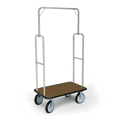 Forbes Industries 2496 Economy Luggage Cart w/ Carpeted Deck