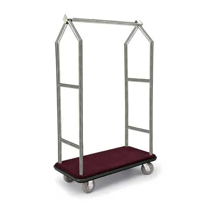 Forbes Industries 2543-DT Specialty Luggage Cart w/ Carpeted Deck