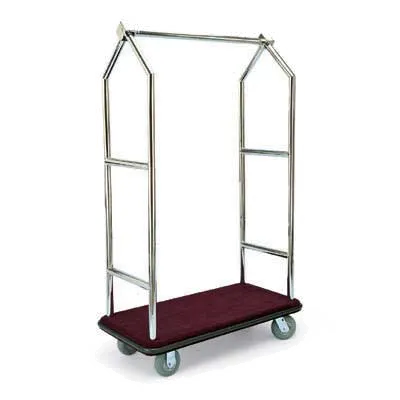Forbes Industries 2543 Specialty Luggage Cart w/ Carpeted Deck