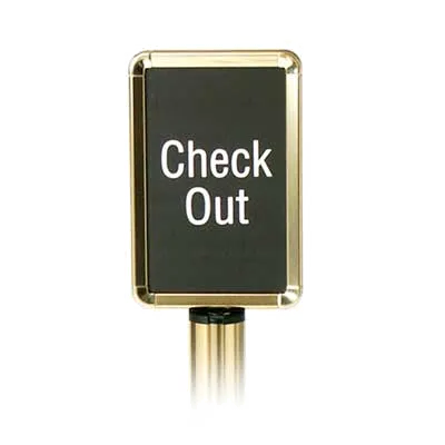 Forbes Industries 2761 Crowd Control Stanchion Sign / Frame