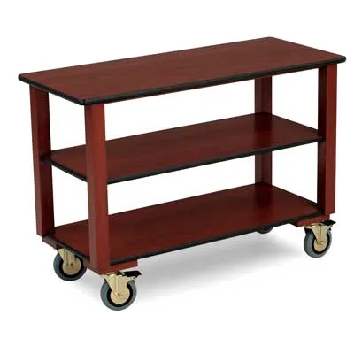Forbes Industries 4645 Service Cart w/ (3) Laminate Shelves - 19" x 44" Top