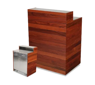 Forbes Industries 5941 Host Station w/ (2) Locking Drawers for Outdoor/Indoor